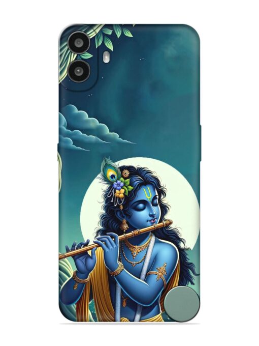 Krishna's Divine Flute Embossed Soft Silicone Case for Nothing CMF Phone 1