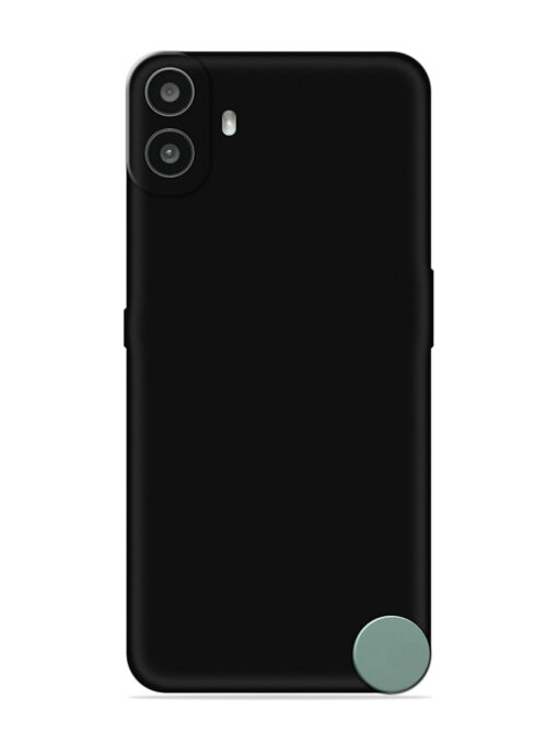 Plain Black Soft Silicone Case for Nothing CMF Phone 1 Zapvi