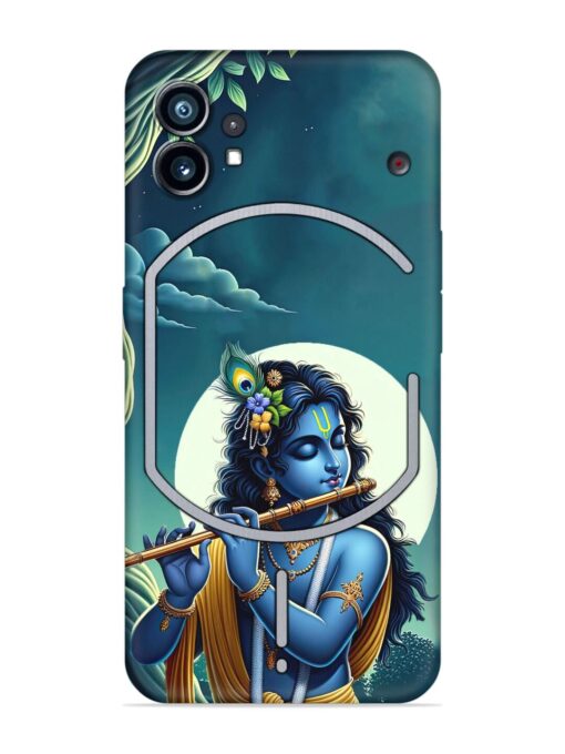 Krishna's Divine Flute Embossed Soft Silicone Case for Nothing Phone 1