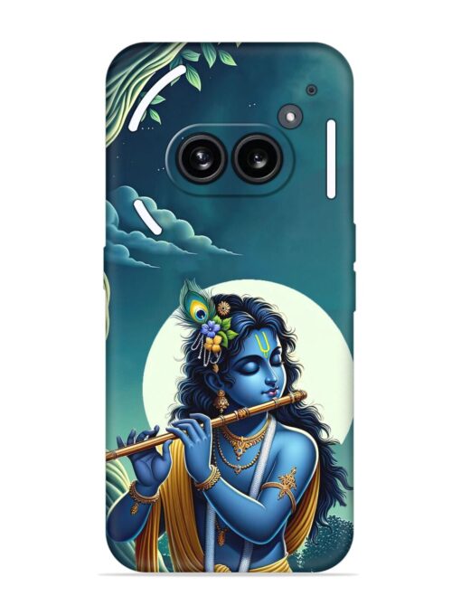 Krishna's Divine Flute Embossed Soft Silicone Case for Nothing Phone 2A