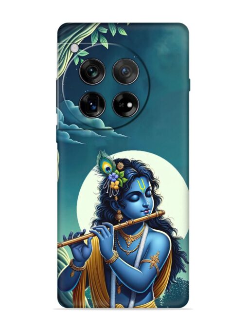 Krishna's Divine Flute Embossed Soft Silicone Case for Oneplus 12 (5G)