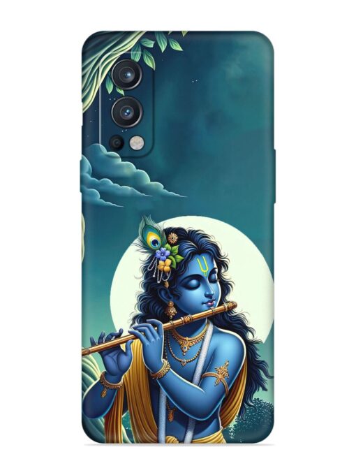 Krishna's Divine Flute Embossed Soft Silicone Case for Oneplus Nord 2 (5G) Zapvi