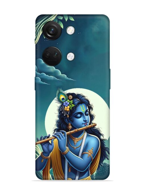 Krishna's Divine Flute Embossed Soft Silicone Case for Oneplus Nord 3 (5G) Zapvi