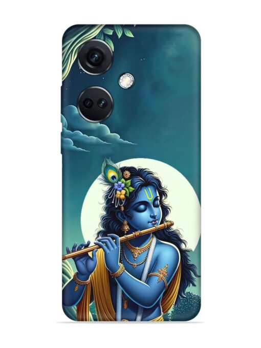 Krishna's Divine Flute Embossed Soft Silicone Case for Oneplus Nord Ce 3 (5G) Zapvi