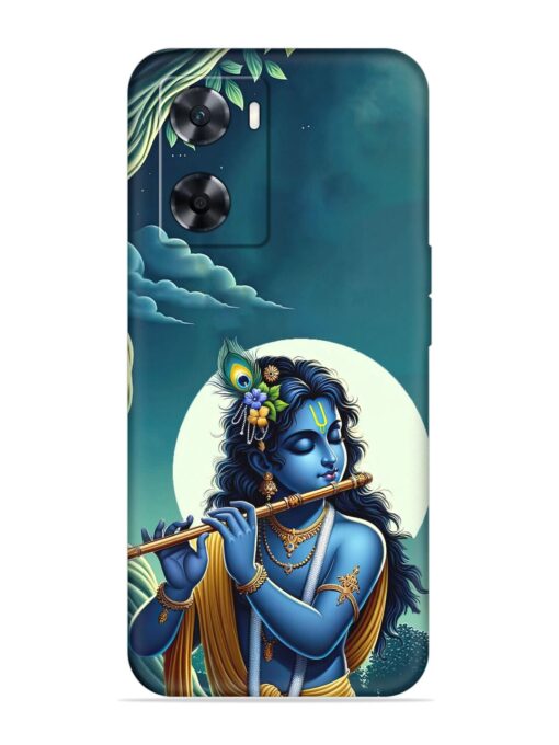 Krishna's Divine Flute Embossed Soft Silicone Case for Oppo A77S Zapvi