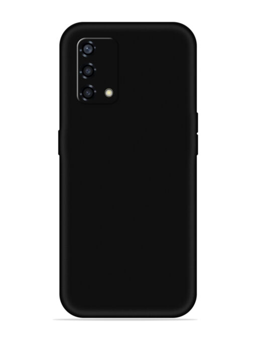 Plain Black Soft Silicone Case for Oppo F19S Zapvi