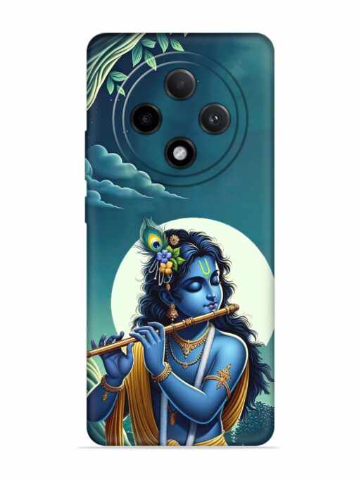 Krishna's Divine Flute Embossed Soft Silicone Case for Oppo F27 Pro Plus (5G)