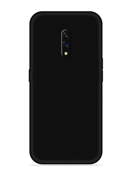 Plain Black Soft Silicone Case for Oppo K3 Zapvi