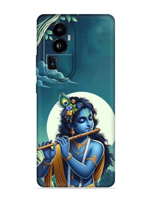 Krishna's Divine Flute Embossed Soft Silicone Case for Oppo Reno 10 Pro Plus (5G)