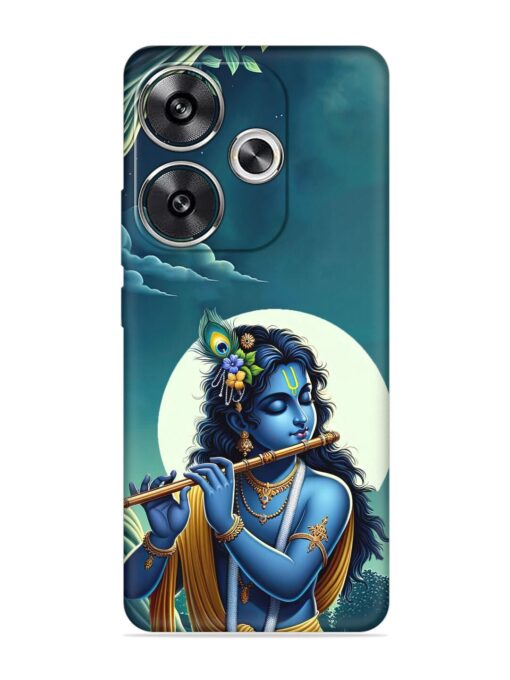 Krishna's Divine Flute Embossed Soft Silicone Case for Poco F6 (5G)