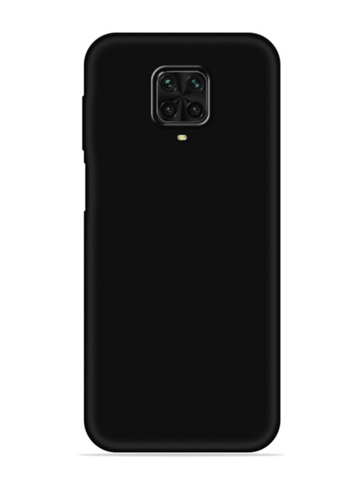 Plain Black Soft Silicone Case for Poco M2 Pro Zapvi