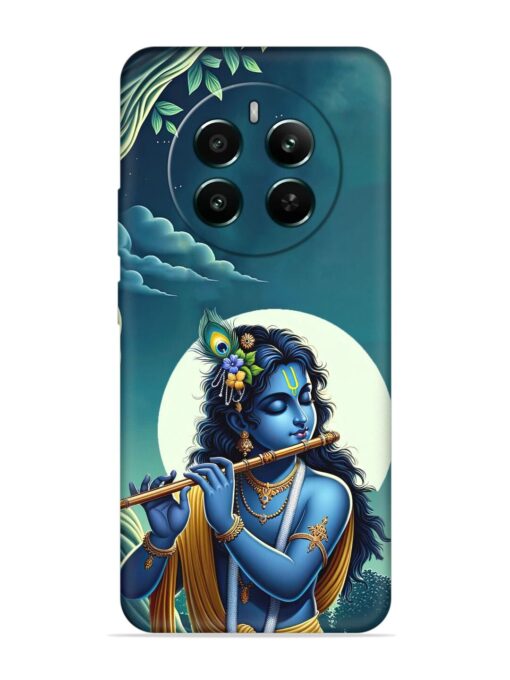 Krishna's Divine Flute Embossed Soft Silicone Case for Realme 12 Plus (5G) Zapvi