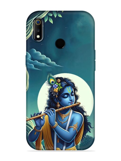 Krishna's Divine Flute Embossed Soft Silicone Case for Realme 3