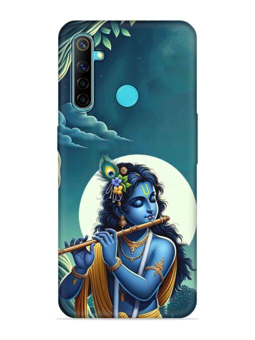 Krishna's Divine Flute Embossed Soft Silicone Case for Realme 5I Zapvi