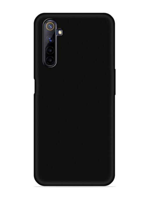 Plain Black Soft Silicone Case for Realme 6 Pro