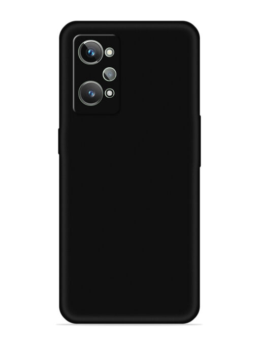 Plain Black Soft Silicone Case for Realme Gt 2 Zapvi