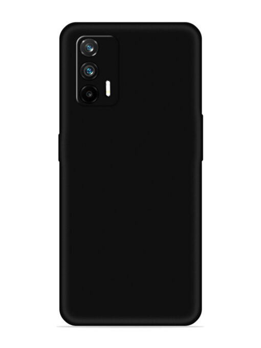 Plain Black Soft Silicone Case for Realme Gt (5G) Zapvi