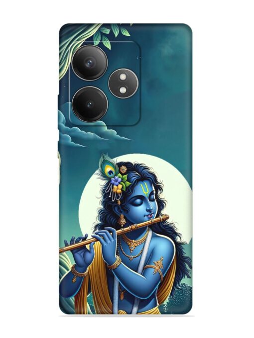 Krishna's Divine Flute Embossed Soft Silicone Case for Realme Gt 6T (5G) Zapvi