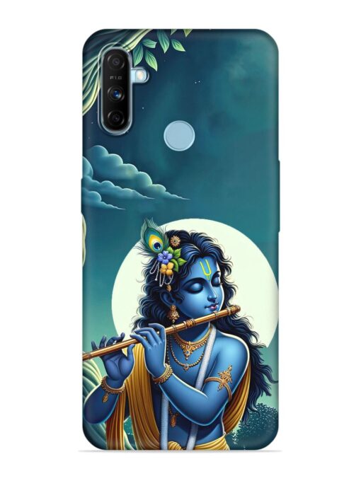 Krishna's Divine Flute Embossed Soft Silicone Case for Realme Narzo 10A