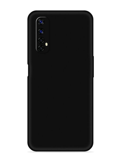 Plain Black Soft Silicone Case for Realme Narzo 20 Pro