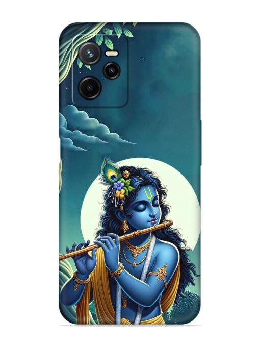 Krishna's Divine Flute Embossed Soft Silicone Case for Realme Narzo 50A Prime Zapvi