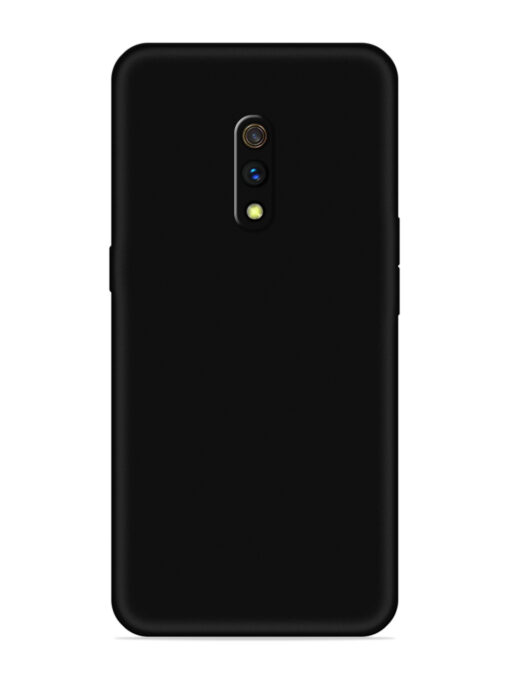 Plain Black Soft Silicone Case for Realme X