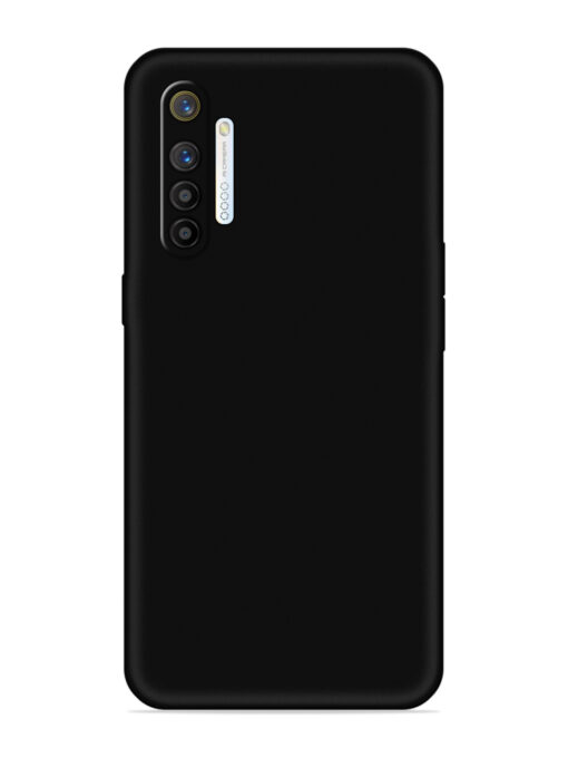 Plain Black Soft Silicone Case for Realme X2