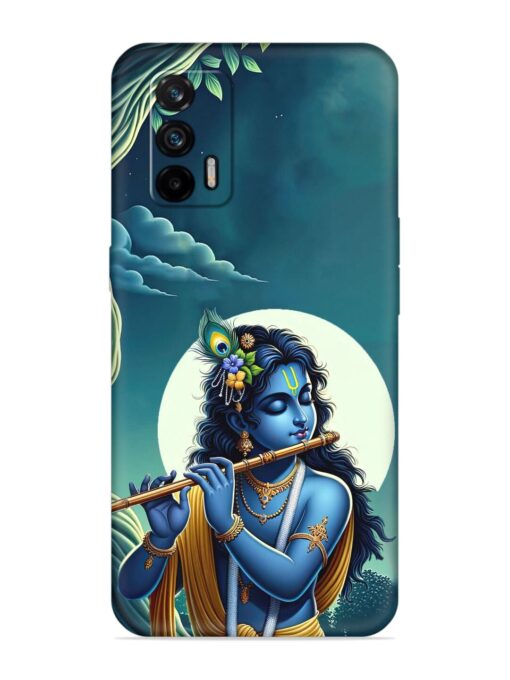 Krishna's Divine Flute Embossed Soft Silicone Case for Realme X7 Max (5G)