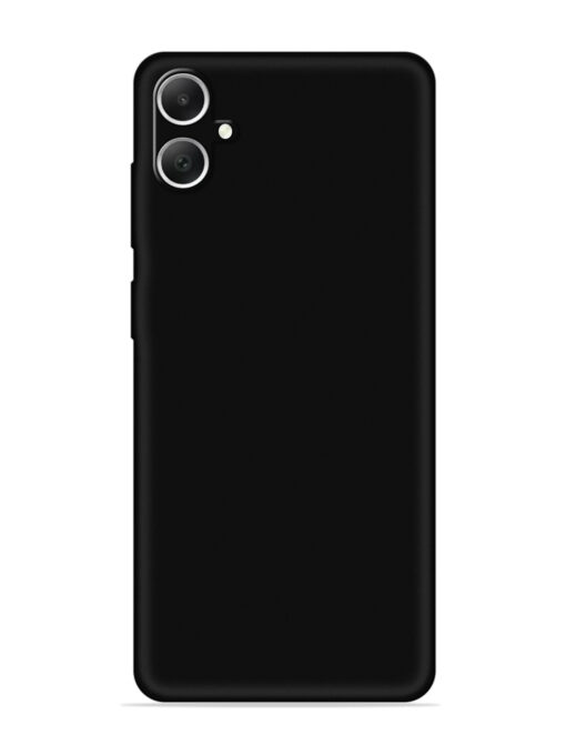 Plain Black Soft Silicone Case for Samsung Galaxy A05 Zapvi