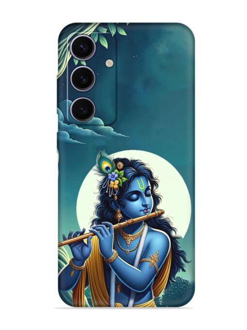 Krishna's Divine Flute Embossed Soft Silicone Case for Samsung Galaxy A35 (5G)