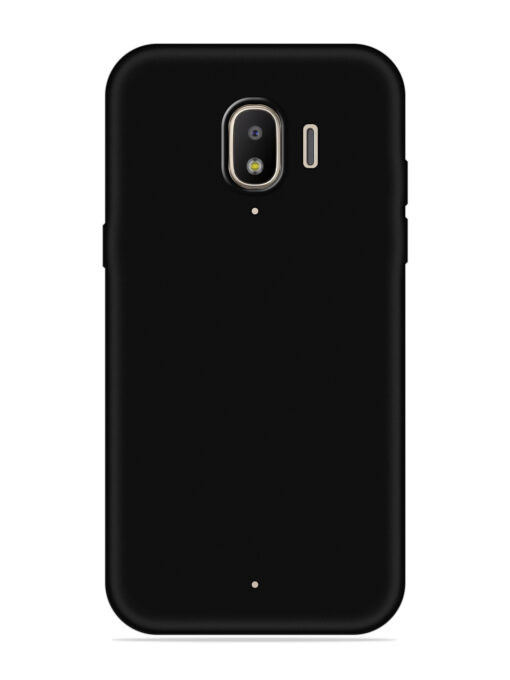 Plain Black Soft Silicone Case for Samsung Galaxy J2 (2018) Zapvi