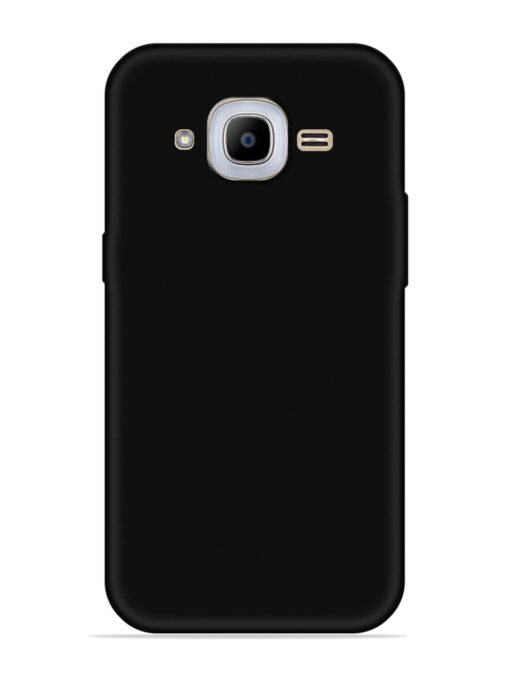 Plain Black Soft Silicone Case for Samsung Galaxy J2 Pro (2016) Zapvi