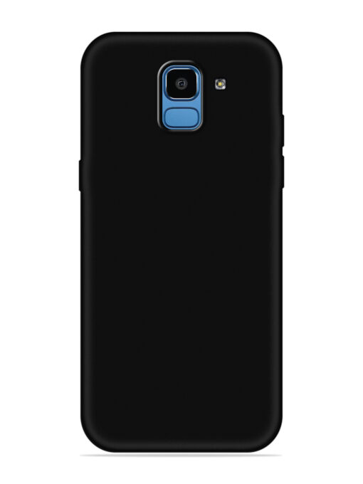 Plain Black Soft Silicone Case for Samsung Galaxy J6 (2018)