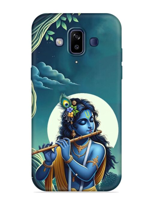 Krishna's Divine Flute Embossed Soft Silicone Case for Samsung Galaxy J7 Duo