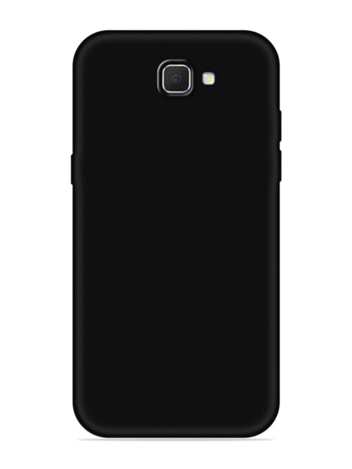 Plain Black Soft Silicone Case for Samsung Galaxy J7 Prime 2 Zapvi