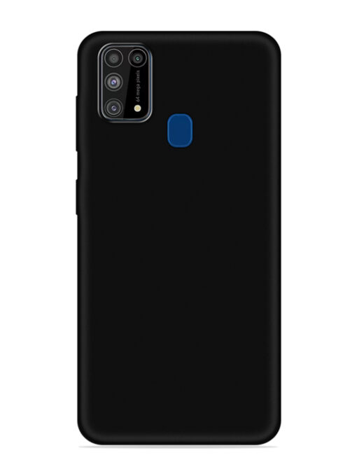 Plain Black Soft Silicone Case for Samsung Galaxy M31 Prime