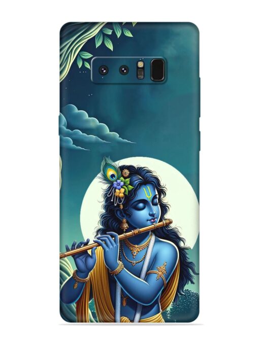 Krishna's Divine Flute Embossed Soft Silicone Case for Samsung Galaxy Note 8