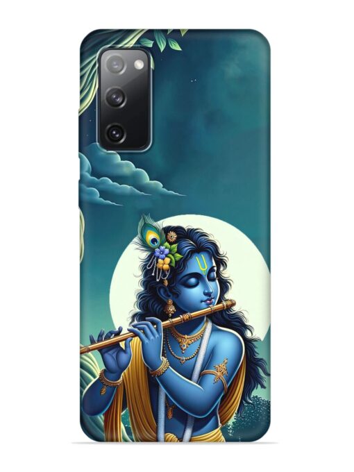 Krishna's Divine Flute Embossed Soft Silicone Case for Samsung Galaxy S20 Fe (5G) Zapvi