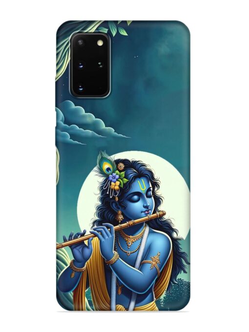 Krishna's Divine Flute Embossed Soft Silicone Case for Samsung Galaxy S20 Plus Zapvi