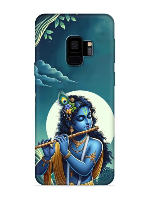 Krishna's Divine Flute Embossed Soft Silicone Case for Samsung Galaxy S9 Zapvi