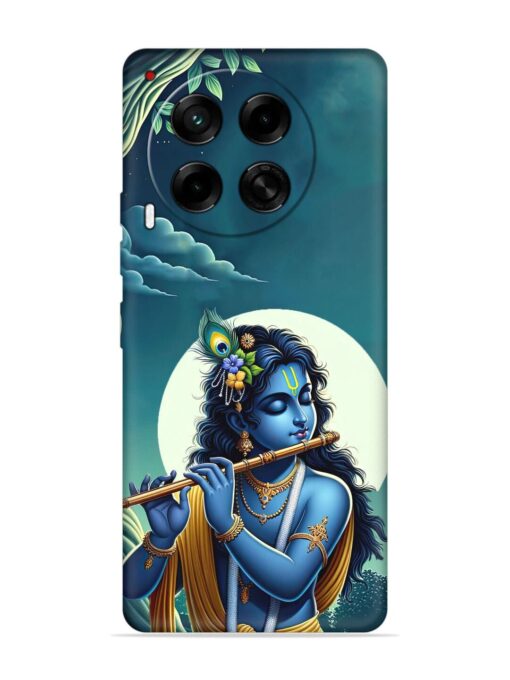 Krishna's Divine Flute Embossed Soft Silicone Case for Tecno Camon 30 (5G) Zapvi