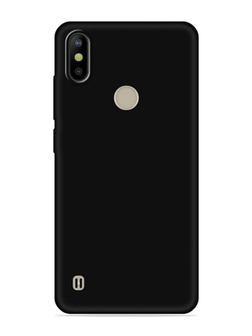 Plain Black Soft Silicone Case for Tecno Camon Iace 2X Zapvi