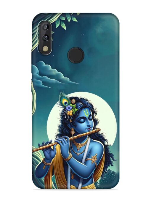 Krishna's Divine Flute Embossed Soft Silicone Case for Tecno Camon Isky 3 Zapvi