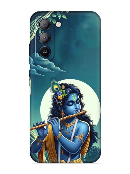 Krishna's Divine Flute Embossed Soft Silicone Case for Tecno Pop 5 Lite