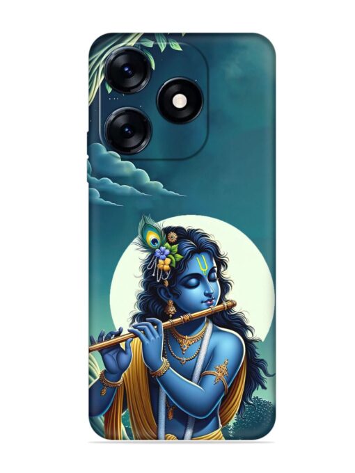 Krishna's Divine Flute Embossed Soft Silicone Case for Tecno Spark 10 (5G) Zapvi