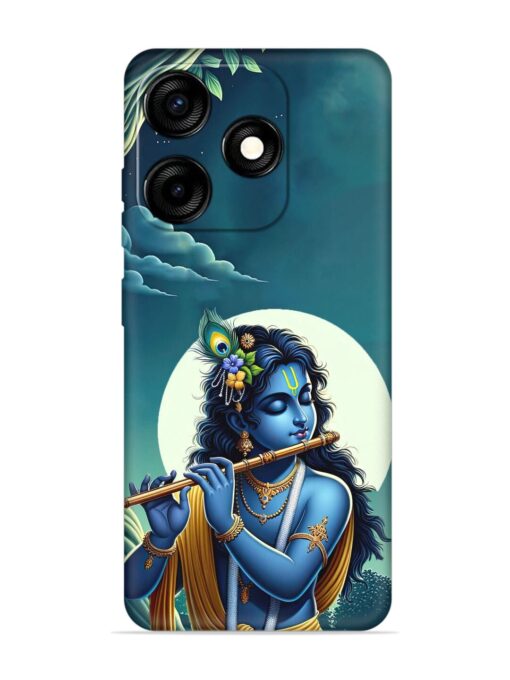 Krishna's Divine Flute Embossed Soft Silicone Case for Tecno Spark 10C Zapvi