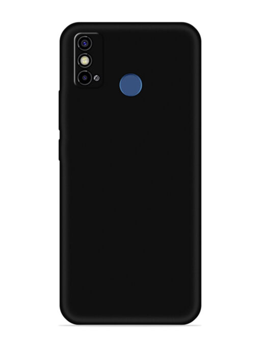 Plain Black Soft Silicone Case for Tecno Spark Go (2021) Zapvi