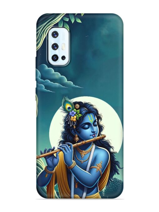 Krishna's Divine Flute Embossed Soft Silicone Case for Vivo V17 Zapvi