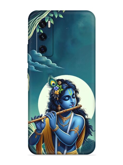 Krishna's Divine Flute Embossed Soft Silicone Case for Vivo V20 Se Zapvi