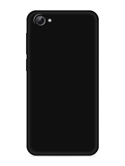 Plain Black Soft Silicone Case for Vivo V5 Lite Zapvi